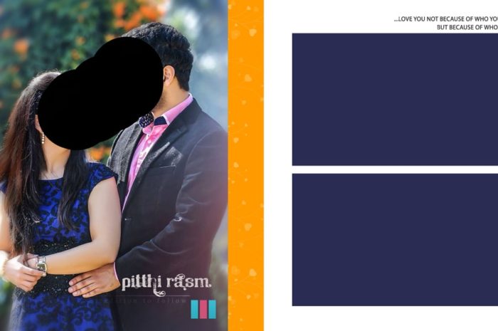 Pre wedding album template 12×36 Psd File Free Download 4