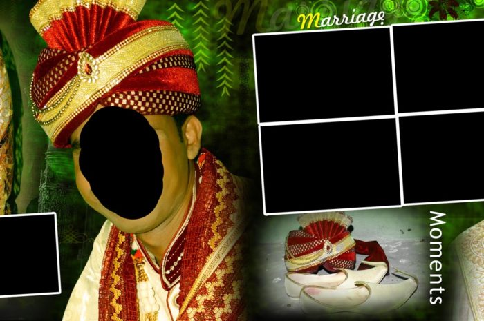 Indian wedding album design PSD Template 12×36 4